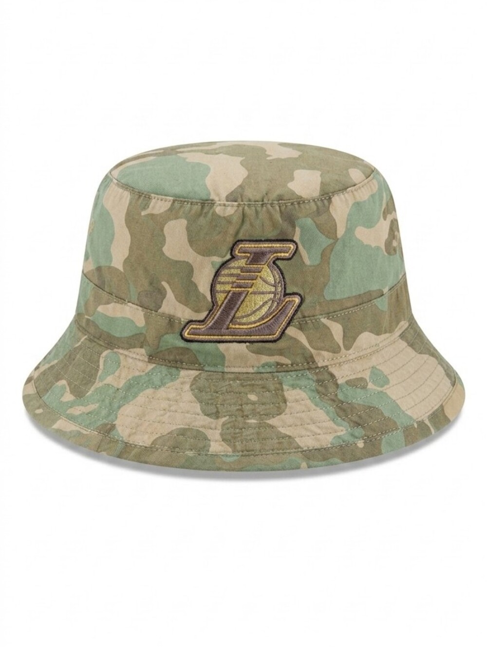 Nostalgia Co. Mitchell & Ness Lakers Camo Bucket Hat, Size L/XL